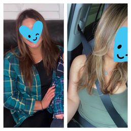 Before with dark hair and after James worked his magic on me. Very happy with the results of today's visit (12/6/21) Before with dark hair and after James worked his magic on me. Very happy with the results of today's visit (12/6/21)