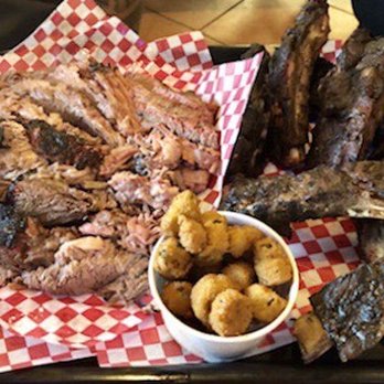 Big B's Texas BBQ - 3 lbs. of MOIST brisket, a full slab of beef ribs, & a side of fried okra - Barbeque Near Me - Henderson, Nevada Big B's Texas BBQ - 3 lbs. of MOIST brisket, a full slab of beef ribs, & a side of fried okra - Barbeque Near Me - Henderson, Nevada