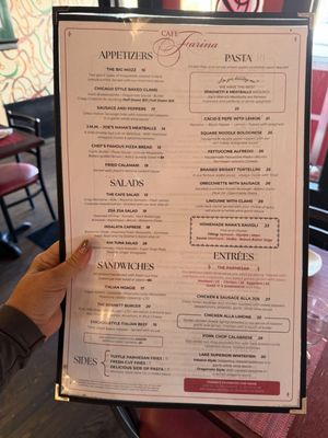 Menu photo 3 Cafe Farina Michigan City, IN