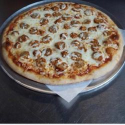 Bradley's Sports Bar - Meatball parm pizza