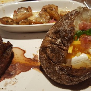 Outback Steakhouse - Overcooked steak and cold shrimp... but the potato was good! - Steakhouses Near Me - Hickory, North Carolina Outback Steakhouse - Overcooked steak and cold shrimp... but the potato was good! - Steakhouses Near Me - Hickory, North Carolina