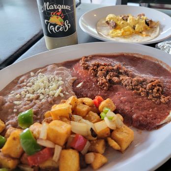 Los Marquez Tacos - Huevos Rancheros breakfast plate! Ajúa! - Mexican Near Me - Rockwall, Texas Los Marquez Tacos - Huevos Rancheros breakfast plate! Ajúa! - Mexican Near Me - Rockwall, Texas