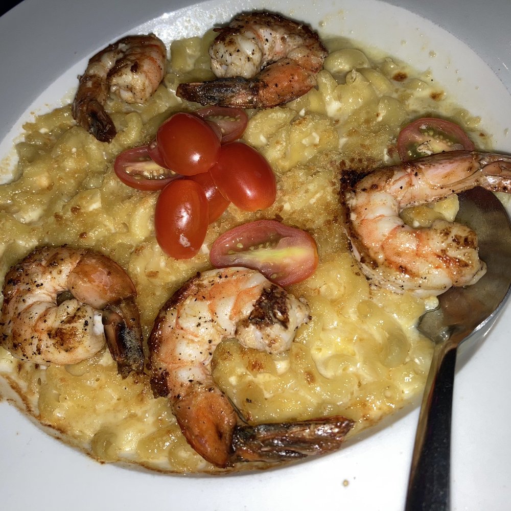 Dazzle - Mac n cheese with shrimp - Jazz & Blues Near Me - Denver, Colorado Dazzle - Mac n cheese with shrimp - Jazz & Blues Near Me - Denver, Colorado