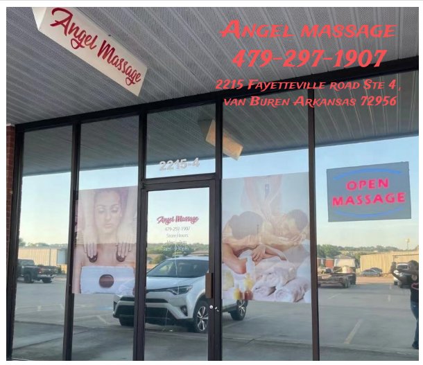 Angel Massage, Van Buren Roadtrippers