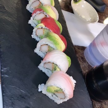 Sakura - Rainbow Roll - Sushi Bars Near Me - Mililani, Hawaii Sakura - Rainbow Roll - Sushi Bars Near Me - Mililani, Hawaii