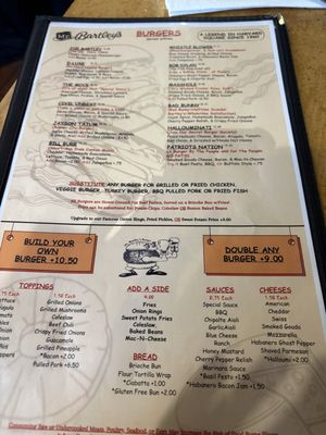 Menu photo 3 Mr Bartley's Burger Cottage Cambridge, MA Menu photo 3 Mr Bartley's Burger Cottage Cambridge, MA