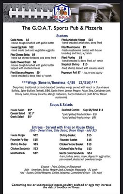 Menu photo 2 The Goat Biloxi, MS Menu photo 2 The Goat Biloxi, MS