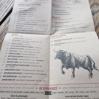 Gypsy Kitchen - 5/21/16 Menu (not sure if menu changes) - Spanish Near Me - Atlanta, Georgia Gypsy Kitchen - 5/21/16 Menu (not sure if menu changes) - Spanish Near Me - Atlanta, Georgia