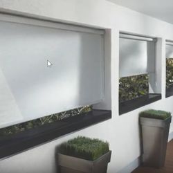 A Shade Above Window Fashions - Blackout shades - can be set up to open/close on schedule, or from our phone