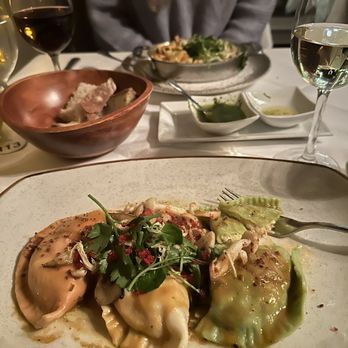 Mamma Maria - Lobster ravioli and rabbit ragu - both delicious - Italian Near Me - Boston, Massachusetts Mamma Maria - Lobster ravioli and rabbit ragu - both delicious - Italian Near Me - Boston, Massachusetts