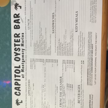 Capitol Oyster Bar - Great menu - New American Near Me - Montgomery, Alabama