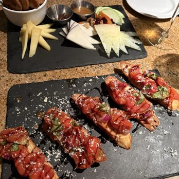 Sasha's - Cheese Platter and Bruschetta on Toast - Wine Bars Near Me - Saint Louis, Missouri Sasha's - Cheese Platter and Bruschetta on Toast - Wine Bars Near Me - Saint Louis, Missouri