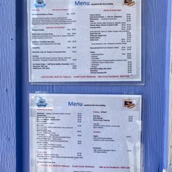 Menu as of Aug 2020