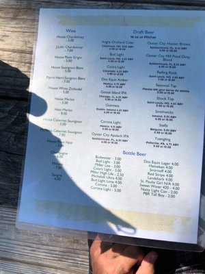 Menu photo 8 Paddy's Raw Bar Saint George Island, FL Menu photo 8 Paddy's Raw Bar Saint George Island, FL