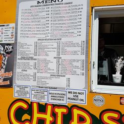 Gaetan's Chip Stand - Lots of poutine options! Can't miss the big yellow food truck in Embrun.  :)