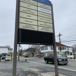 Frank's Tailoring & Dry Cleaning - When you see this plaza sign, you'll know you're at the right place!