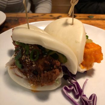 Easy Tyger - Fried chicken and buffalo tofu bao buns - a fun and unique take! - Ramen Near Me - Milwaukee, Wisconsin Easy Tyger - Fried chicken and buffalo tofu bao buns - a fun and unique take! - Ramen Near Me - Milwaukee, Wisconsin