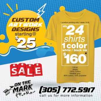Printing On The Mark - Printed Shirts Promo - Printing Services Near Me Printing On The Mark - Printed Shirts Promo - Printing Services Near Me