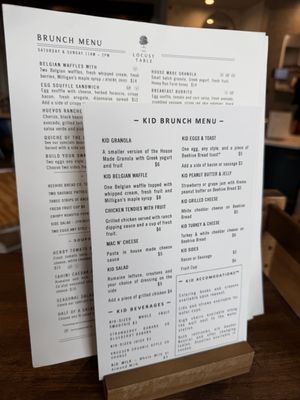 Menu photo 1 The Locust Table Powell, OH