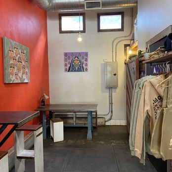 Woodcat Coffee - towards the back of the space - Coffee & Tea Near Me - Los Angeles, California