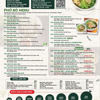 Pho Huong Lan - Vietnamese Near Me - Orlando, Florida Pho Huong Lan - Vietnamese Near Me - Orlando, Florida
