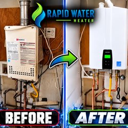 Rapid Water Heater - Out with old In with the Rapid