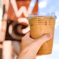 Iced coffee made with medium roast Americano