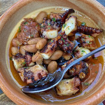 Bar Raval - Grilled Octopus with Beans - Spanish Near Me - Toronto, Ontario