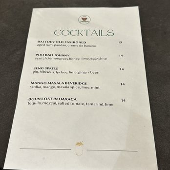 Padaek - Arlington - Cocktail Menu - Laotian Near Me - Arlington, Virginia Padaek - Arlington - Cocktail Menu - Laotian Near Me - Arlington, Virginia