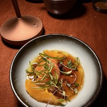 Hinoki - Salmon in ponzu sauce - Sushi Bars Near Me - Frisco, Texas