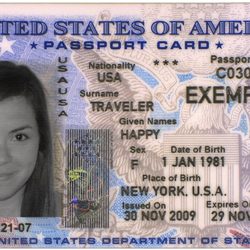 Detroit Passport Agency - The U.S. Passport Card is used for land and sea crossings, not international air travel.