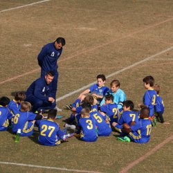 AFA SOCCER - Half time talk with coach Lucas and Coach Toti