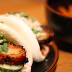 Bao Bar - pork belly bao (schweinbauch) - a bit overcooked