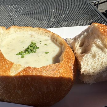 Boudin - Small portion of clam chowder in sourdough. - Bakeries Near Me - San Francisco, California