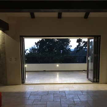 NanaWall Systems - WD66 door between living room and deck - Windows Installation Near Me - Corte Madera, California