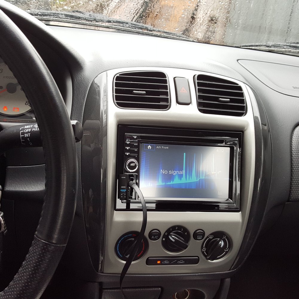Apollo Auto Alarm & Sound System - Mazda Protege 2003 dash double din dvd, gps/mp3,cd/am/fm receiver with 6.2" 157mm wide screen touch screen usb/sd memory/card ports/aux - Electronics Near Me - Vancouver, British Columbia Apollo Auto Alarm & Sound System - Mazda Protege 2003 dash double din dvd, gps/mp3,cd/am/fm receiver with 6.2" 157mm wide screen touch screen usb/sd memory/card ports/aux - Electronics Near Me - Vancouver, British Columbia