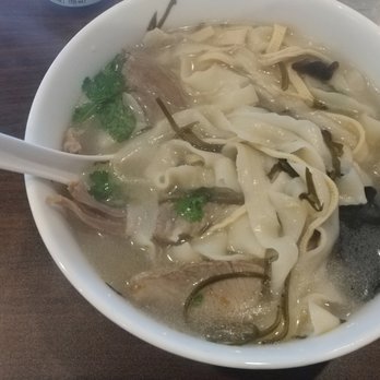 Julie's Noodles - Lamb Stew Noodle Soup It was piping hot. - Noodles Near Me - Austin, Texas