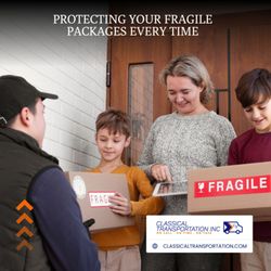 Classical Transportation - Experience the art of delicate handling with Classical Transportation. Our on-demand courier service ensures fragile shipments arrive saf