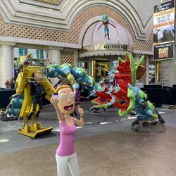 Rick and Morty Statue Display