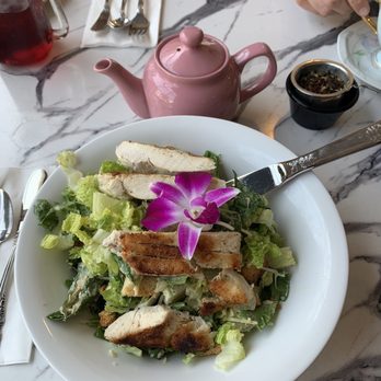 Robinsons Tea Room - caesar salad with grilled chicken - Desserts Near Me - Stony Brook, New York