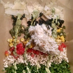 Chopped Salad with lump crab