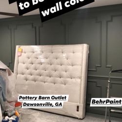 Pottery Barn Outlet - Headboard purchased at 60% off retail