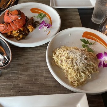 Trattoria 360 - Lobster tail pasta and carbonara - Italian Near Me - Campbell, California Trattoria 360 - Lobster tail pasta and carbonara - Italian Near Me - Campbell, California