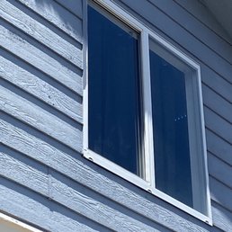 Replaced window glass Replaced window glass