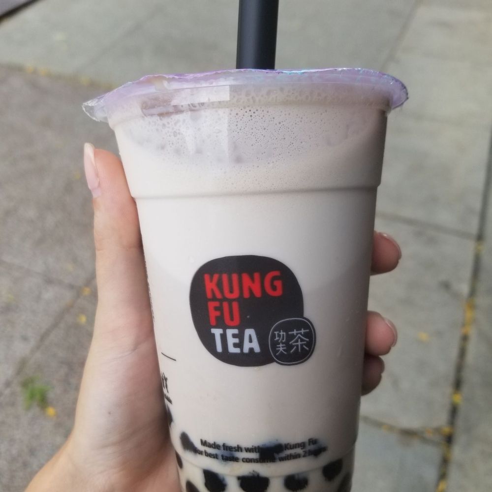Kung Fu Tea - Taro Milk tea with bubbles - Bubble Tea Near Me - Madison, Wisconsin Kung Fu Tea - Taro Milk tea with bubbles - Bubble Tea Near Me - Madison, Wisconsin