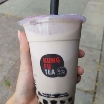 Kung Fu Tea - Taro Milk tea with bubbles - Bubble Tea Near Me - Madison, Wisconsin Kung Fu Tea - Taro Milk tea with bubbles - Bubble Tea Near Me - Madison, Wisconsin
