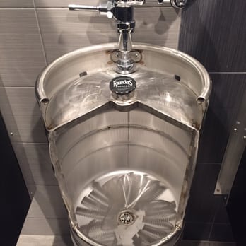 Elixir Bar & Grill - gotta luv the keg urinal!! - Tex-Mex Near Me - Edison, New Jersey