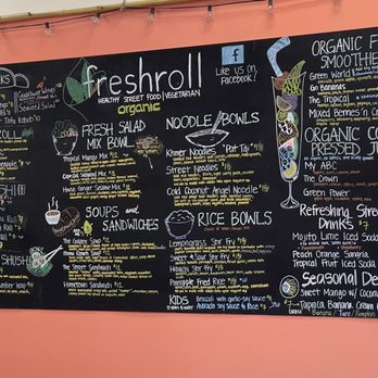 Freshroll - Menu - Juice Bars & Smoothies Near Me - Mashpee, Massachusetts