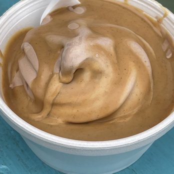 Uncle Eddy's Frozen Custard - Chocolate soft serve w/ peanut butter topping - Ice Cream & Frozen Yogurt Near Me - Buxton, North Carolina