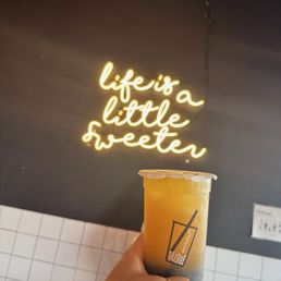 Passionfruit boba
